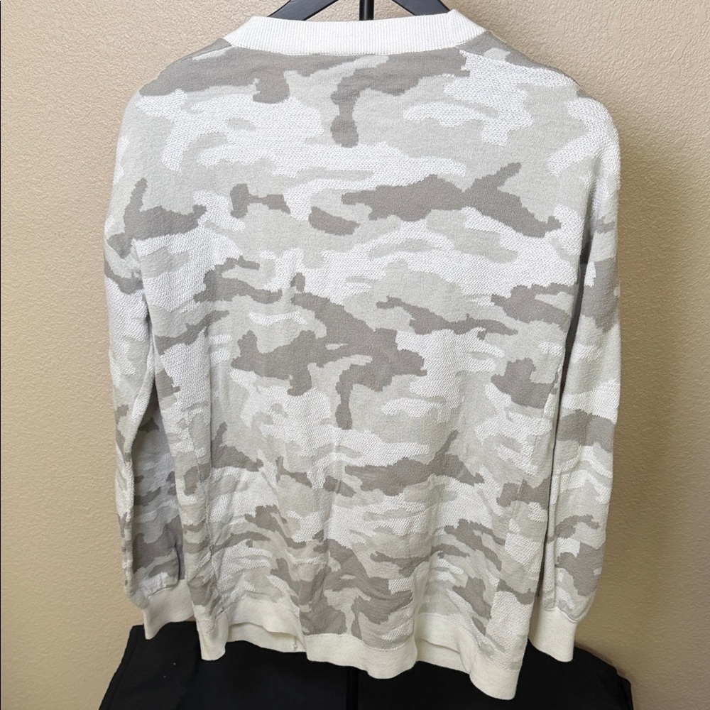 Express White and Gray Camo Cardigan - Picture 5 of 6